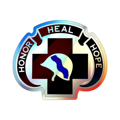 382 Surgical Hospital (U.S. Army) Holographic STICKER Die-Cut Vinyl Decal-2 Inch-The Sticker Space