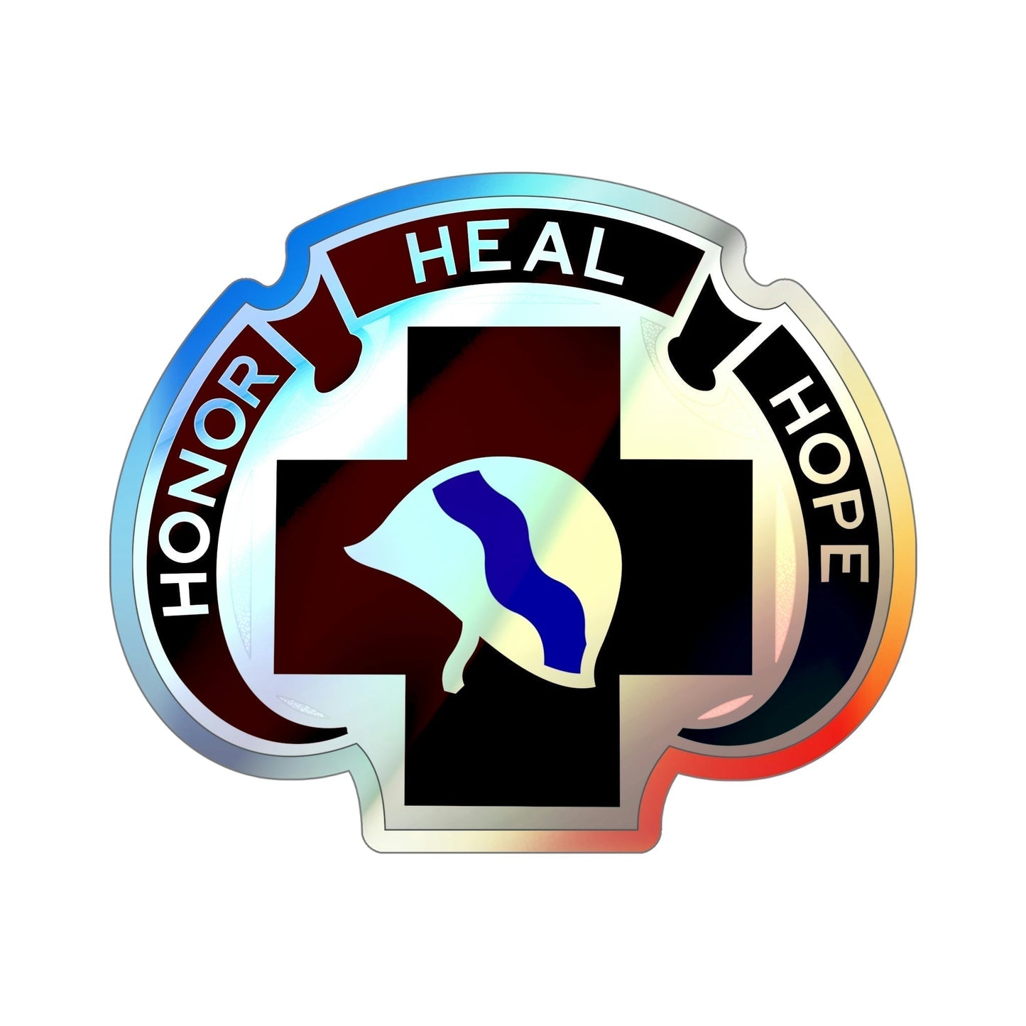 382 Surgical Hospital (U.S. Army) Holographic STICKER Die-Cut Vinyl Decal-6 Inch-The Sticker Space