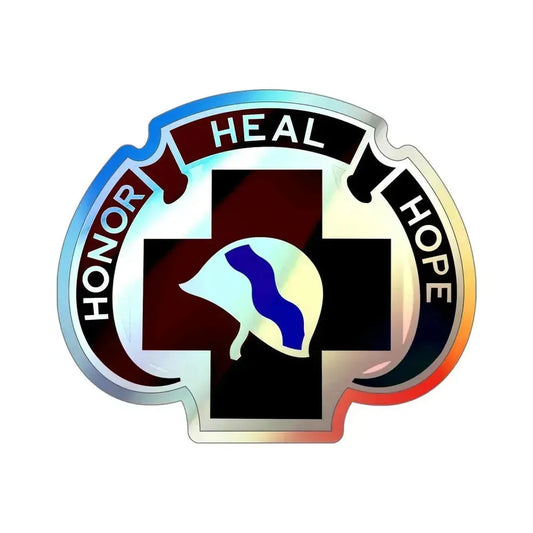 382 Surgical Hospital (U.S. Army) Holographic STICKER Die-Cut Vinyl Decal 6 Inch Holographic - The Sticker Space