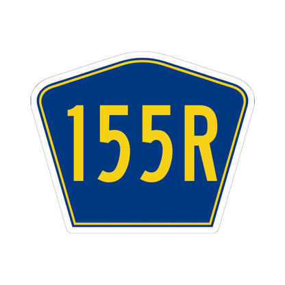 PR secondary 155R (Puerto Rico) (Road Sign) STICKER Vinyl Kiss-Cut Decal
