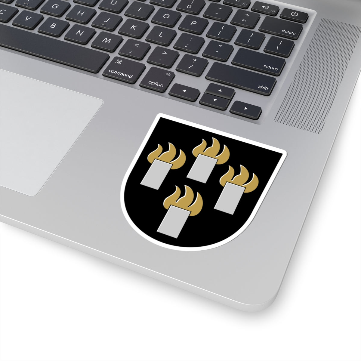 Suomussalmi.vaakuna (Finland) (Coat of Arms) STICKER Vinyl Kiss-Cut Decal