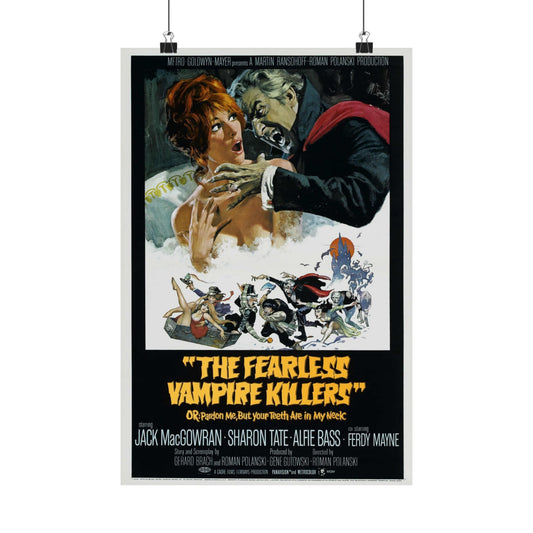 THE FEARLESS VAMPIRE KILLERS - OR PARDON ME, BUT YOUR TEETH ARE IN MY NECK 1967 - Paper Movie Poster