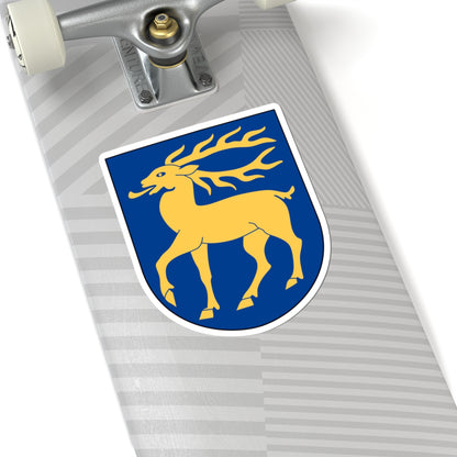 Åland vapen (Finland) (Coat of Arms) STICKER Vinyl Kiss-Cut Decal