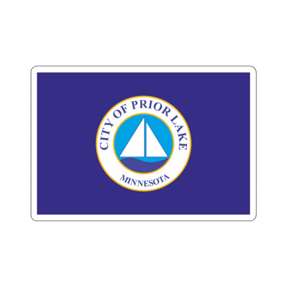 Flag of Prior Lake, Minnesota - STICKER Vinyl Kiss-Cut Decal