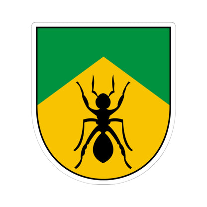 Ahja seal (Estonia) (Coat of Arms) STICKER Vinyl Kiss-Cut Decal