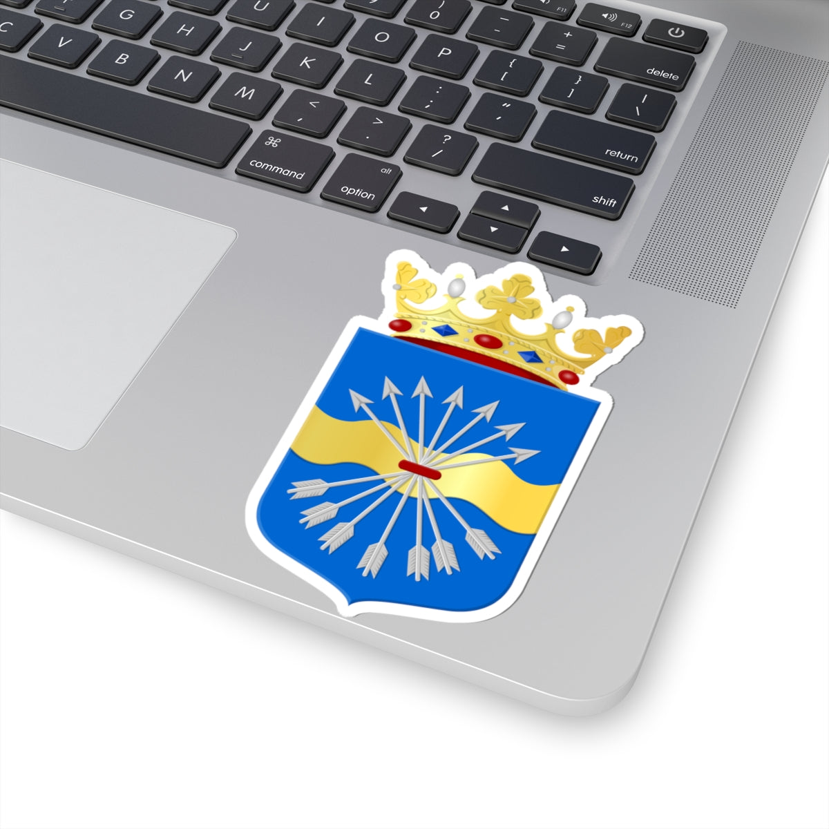 Bergen wapen 2016 (Netherlands) (Coat of Arms) STICKER Vinyl Kiss-Cut Decal