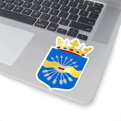 Bergen wapen 2016 (Netherlands) (Coat of Arms) STICKER Vinyl Kiss-Cut Decal