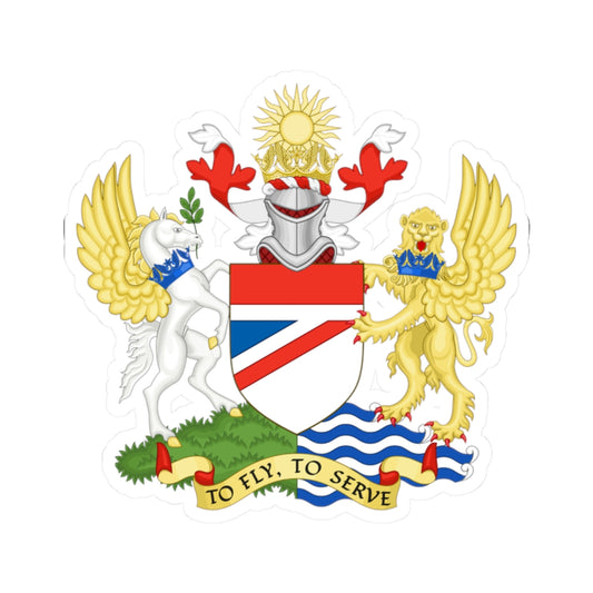 Armorial Bearings of British Airways (United Kingdom) (Coat of Arms) STICKER Vinyl Kiss-Cut Decal