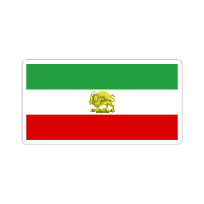 Post-constitutional Revolution State Flag of Persia (Iran) STICKER Vinyl Kiss-Cut Decal