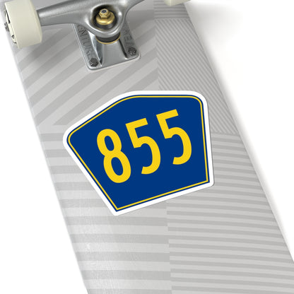 PR secondary 855 (Puerto Rico) (Road Sign) STICKER Vinyl Kiss-Cut Decal
