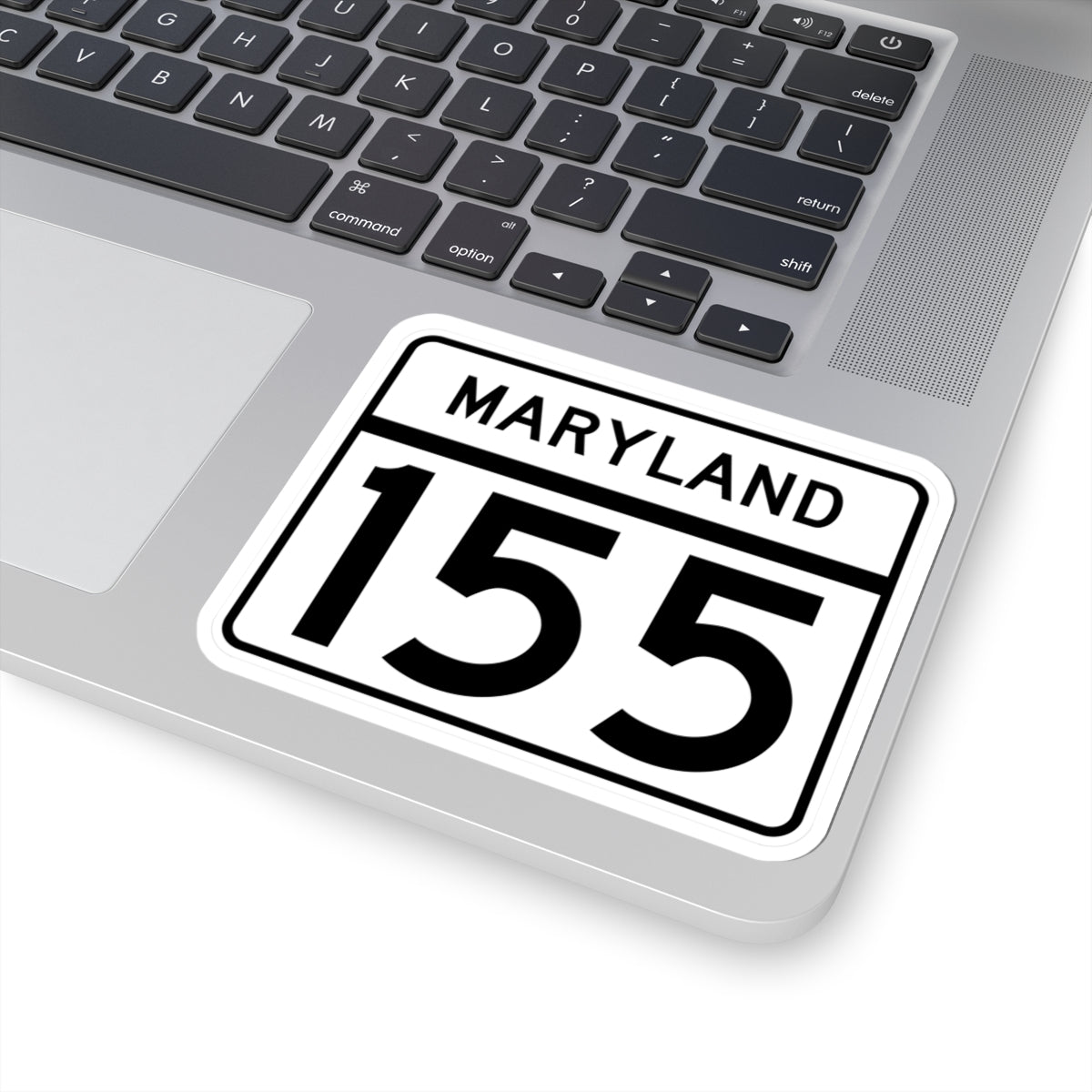 MD Route 155 (Maryland) (Road Sign) STICKER Vinyl Kiss-Cut Decal