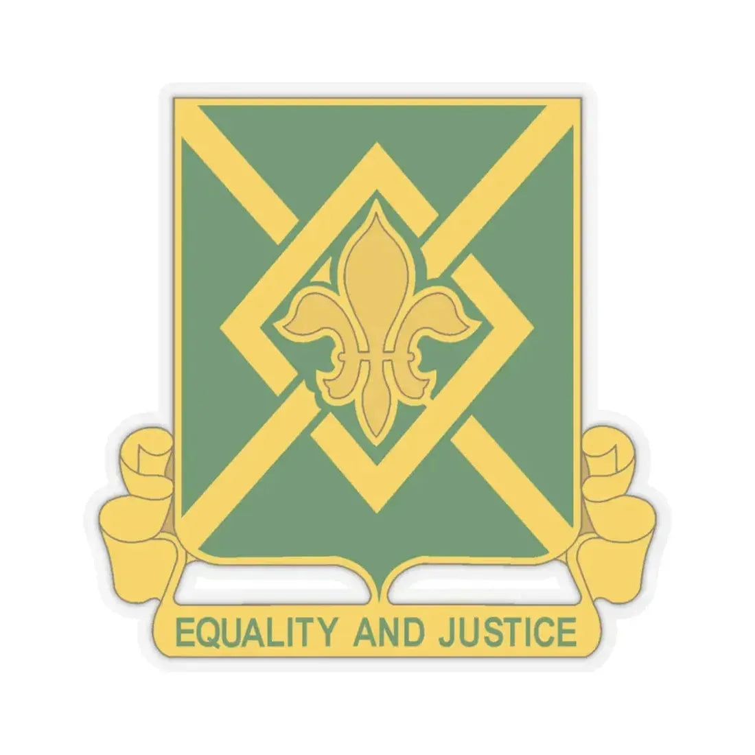384 Military Police Battalion (U.S. Army) STICKER Vinyl Kiss-Cut Decal 3 Inch Transparent - The Sticker Space