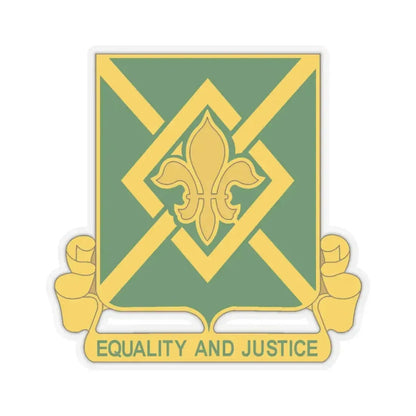 384 Military Police Battalion (U.S. Army) STICKER Vinyl Kiss-Cut Decal 3 Inch Transparent - The Sticker Space