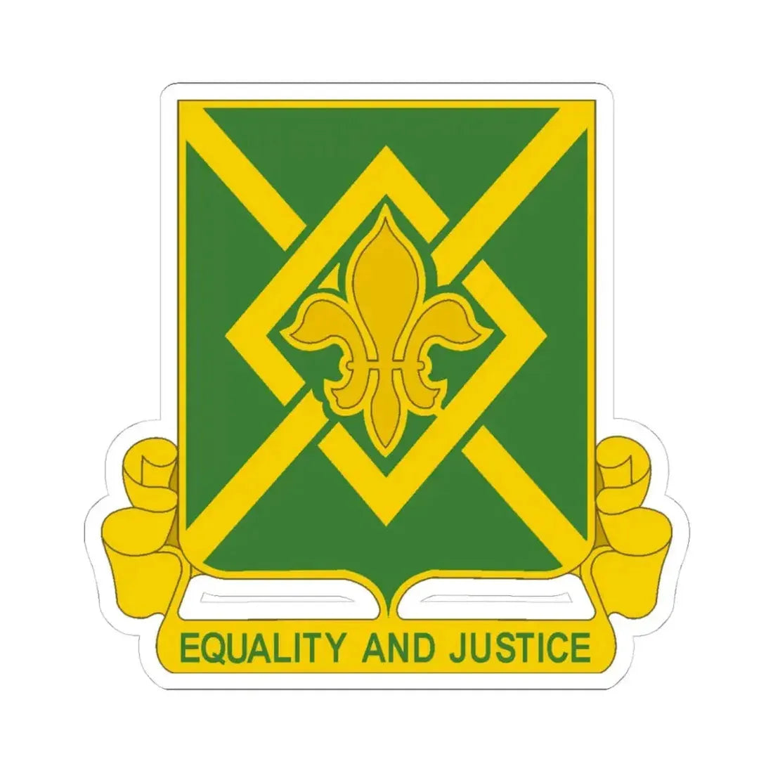 384 Military Police Battalion (U.S. Army) STICKER Vinyl Kiss-Cut Decal 4 Inch White - The Sticker Space