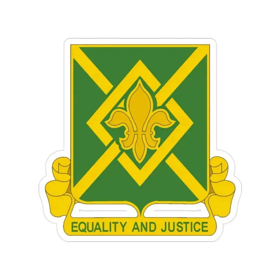 384 Military Police Battalion (U.S. Army) Transparent STICKER Die-Cut Vinyl Decal 2 Inch - The Sticker Space
