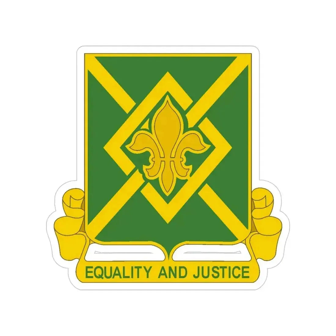 384 Military Police Battalion (U.S. Army) Transparent STICKER Die-Cut Vinyl Decal 4 Inch - The Sticker Space