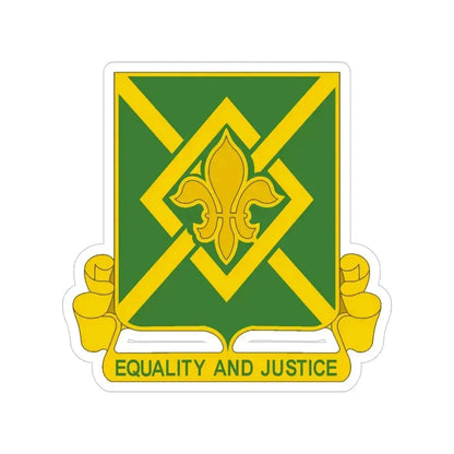 384 Military Police Battalion (U.S. Army) Transparent STICKER Die-Cut Vinyl Decal 4 Inch - The Sticker Space