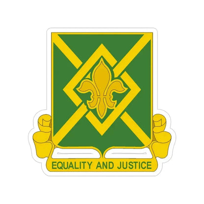 384 Military Police Battalion (U.S. Army) Transparent STICKER Die-Cut Vinyl Decal 5 Inch - The Sticker Space