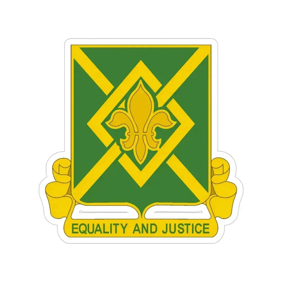 384 Military Police Battalion (U.S. Army) Transparent STICKER Die-Cut Vinyl Decal 6 Inch - The Sticker Space