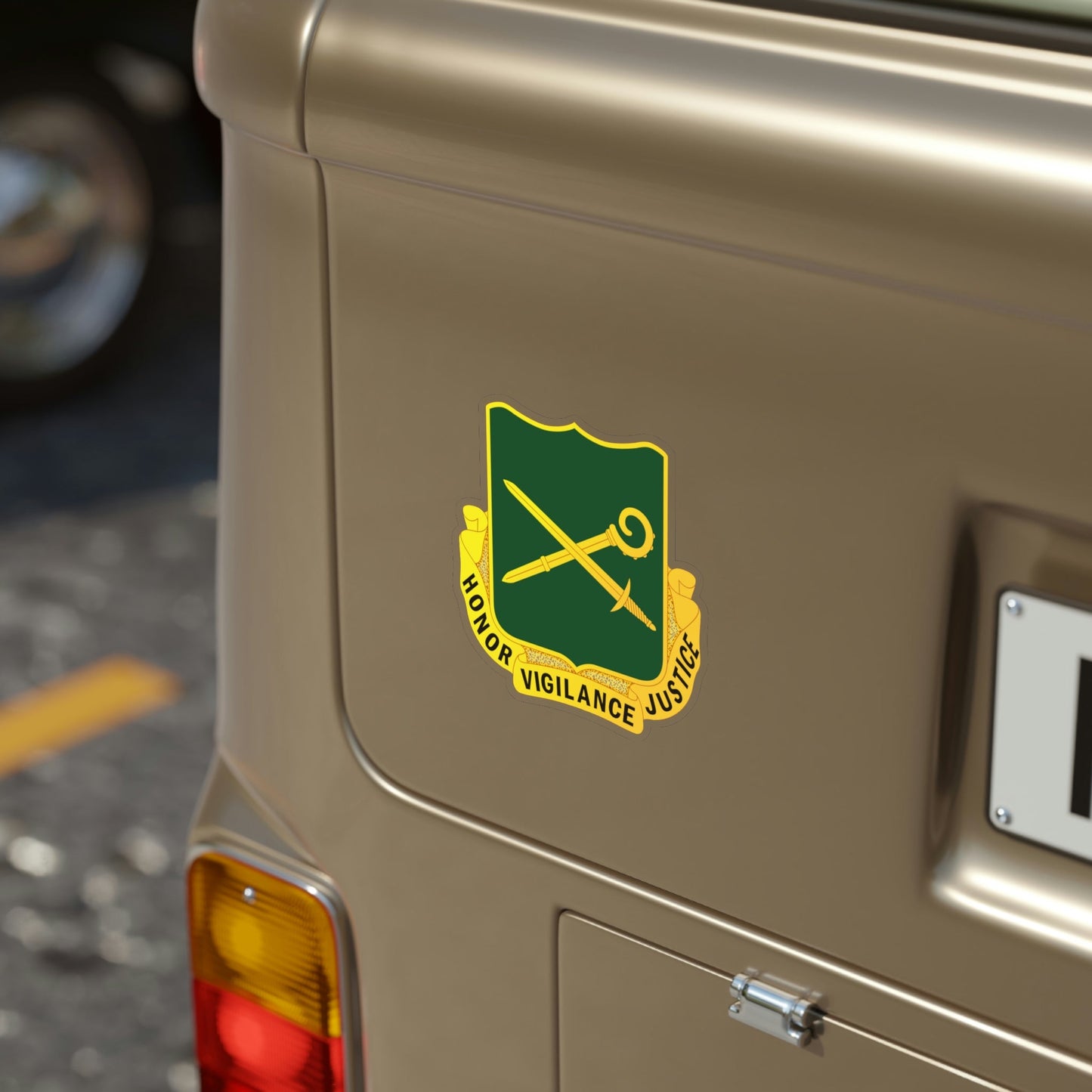 385 Military Police Battalion (U.S. Army) Transparent STICKER Die-Cut Vinyl Decal-The Sticker Space