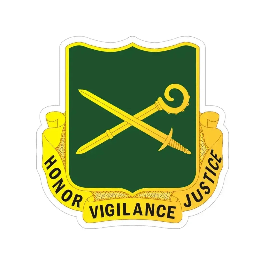 385 Military Police Battalion (U.S. Army) Transparent STICKER Die-Cut Vinyl Decal 4 Inch - The Sticker Space