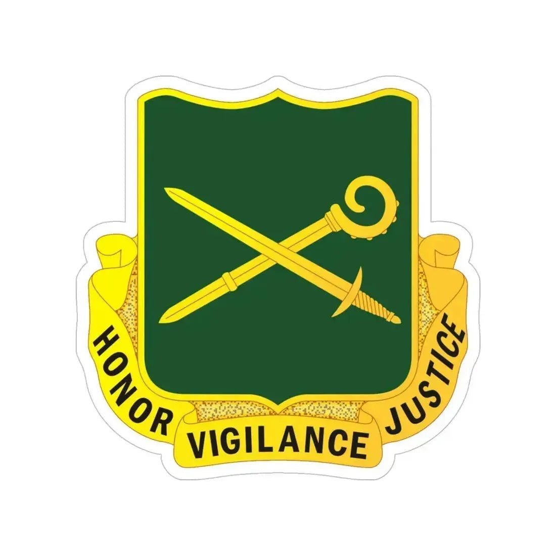 385 Military Police Battalion (U.S. Army) Transparent STICKER Die-Cut Vinyl Decal 6 Inch - The Sticker Space