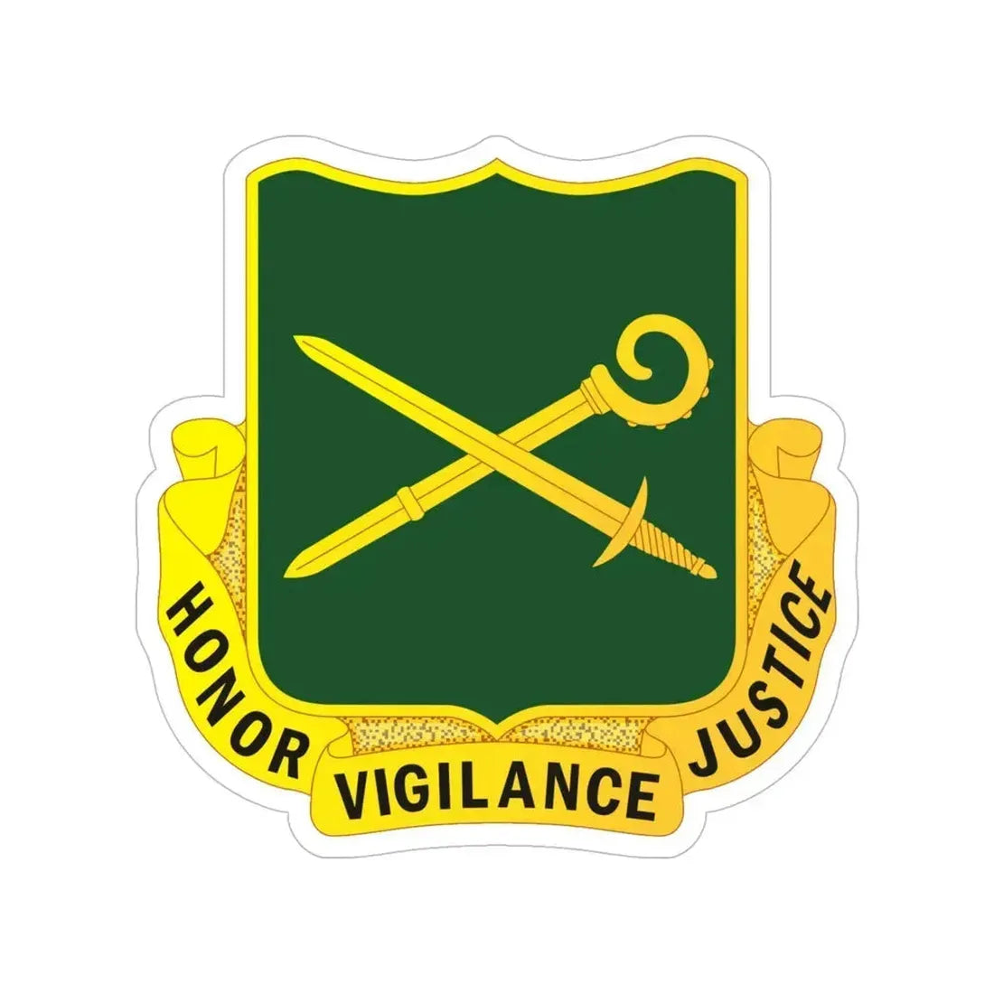 385 Military Police Battalion (U.S. Army) Transparent STICKER Die-Cut Vinyl Decal 6 Inch - The Sticker Space