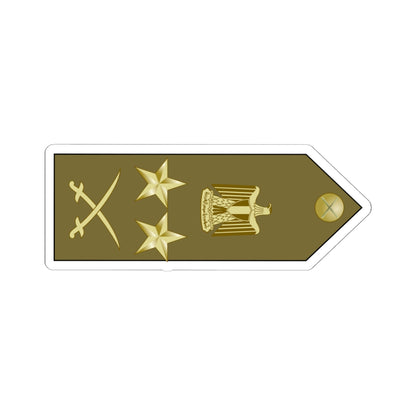 EgyptianArmyInsignia ColonelGeneral rotated (Egypt) (Military Rank) STICKER Vinyl Kiss-Cut Decal