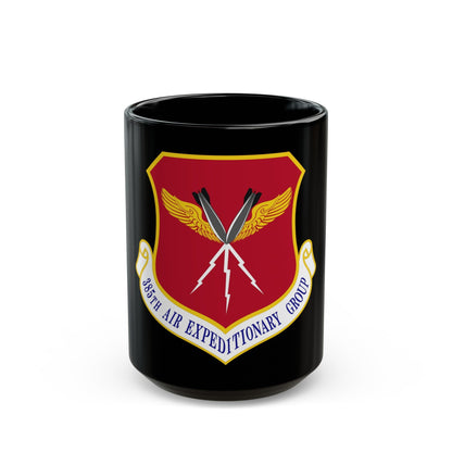 385th Air Expeditionary Group (U.S. Air Force) Black Coffee Mug-15oz-The Sticker Space