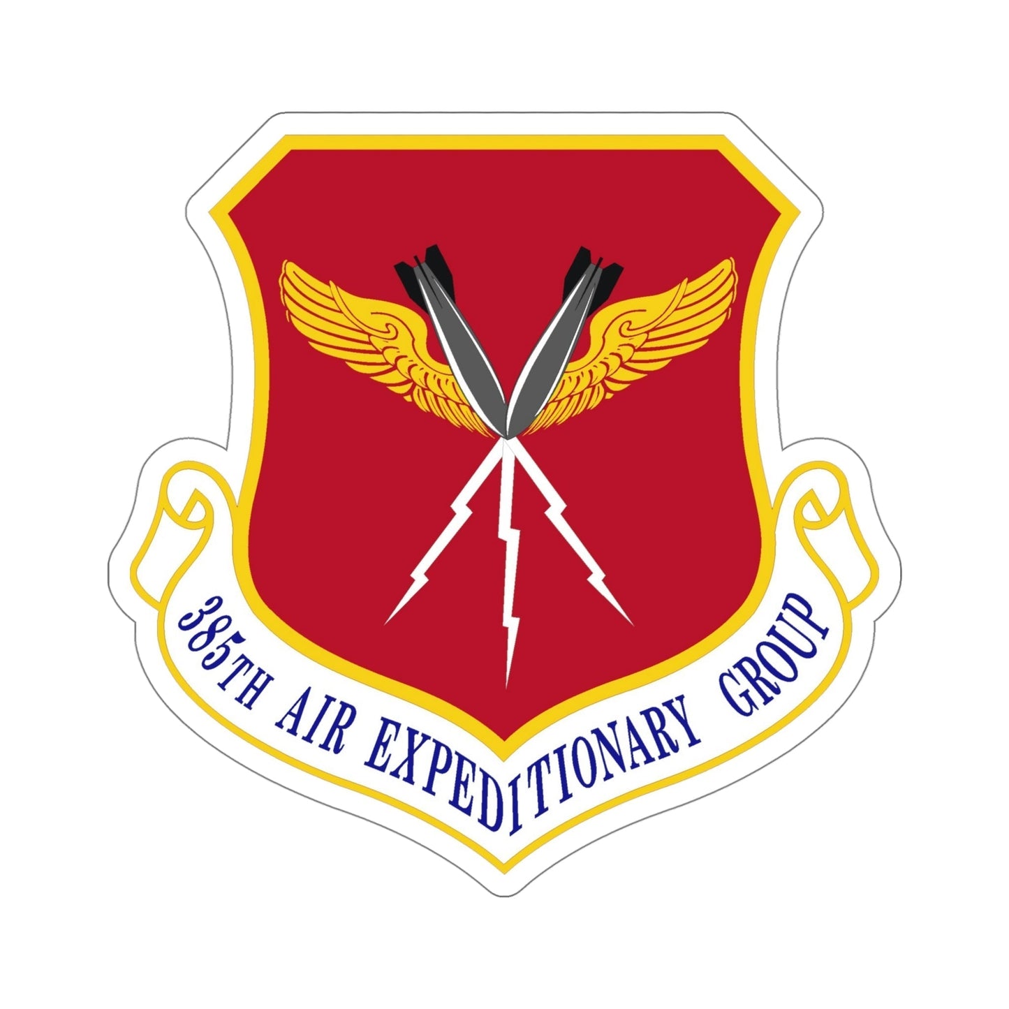 385th Air Expeditionary Group (U.S. Air Force) STICKER Vinyl Die-Cut Decal-5 Inch-The Sticker Space