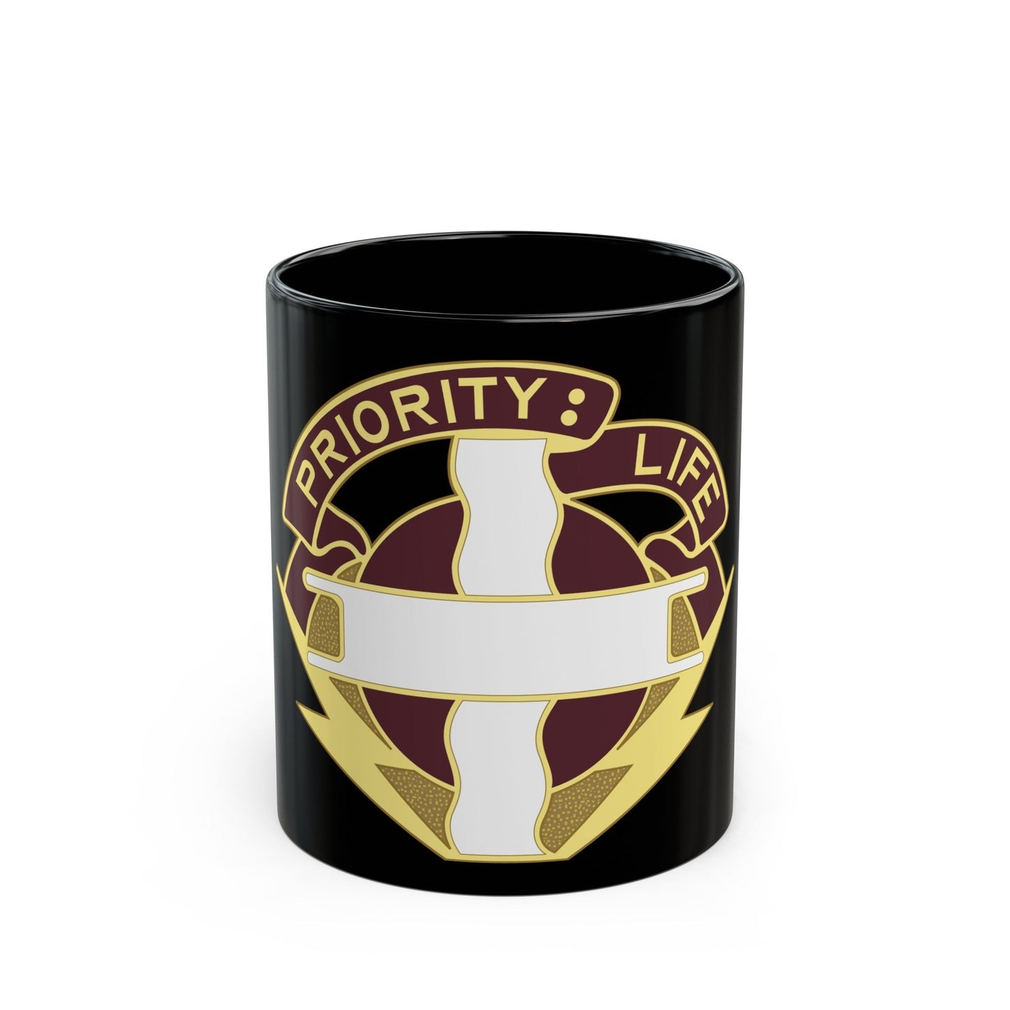 385th Field Hospital (U.S. Army) Black Coffee Mug-11oz-The Sticker Space