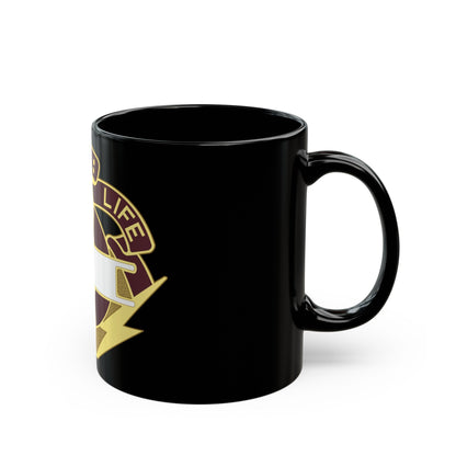 385th Field Hospital (U.S. Army) Black Coffee Mug-The Sticker Space