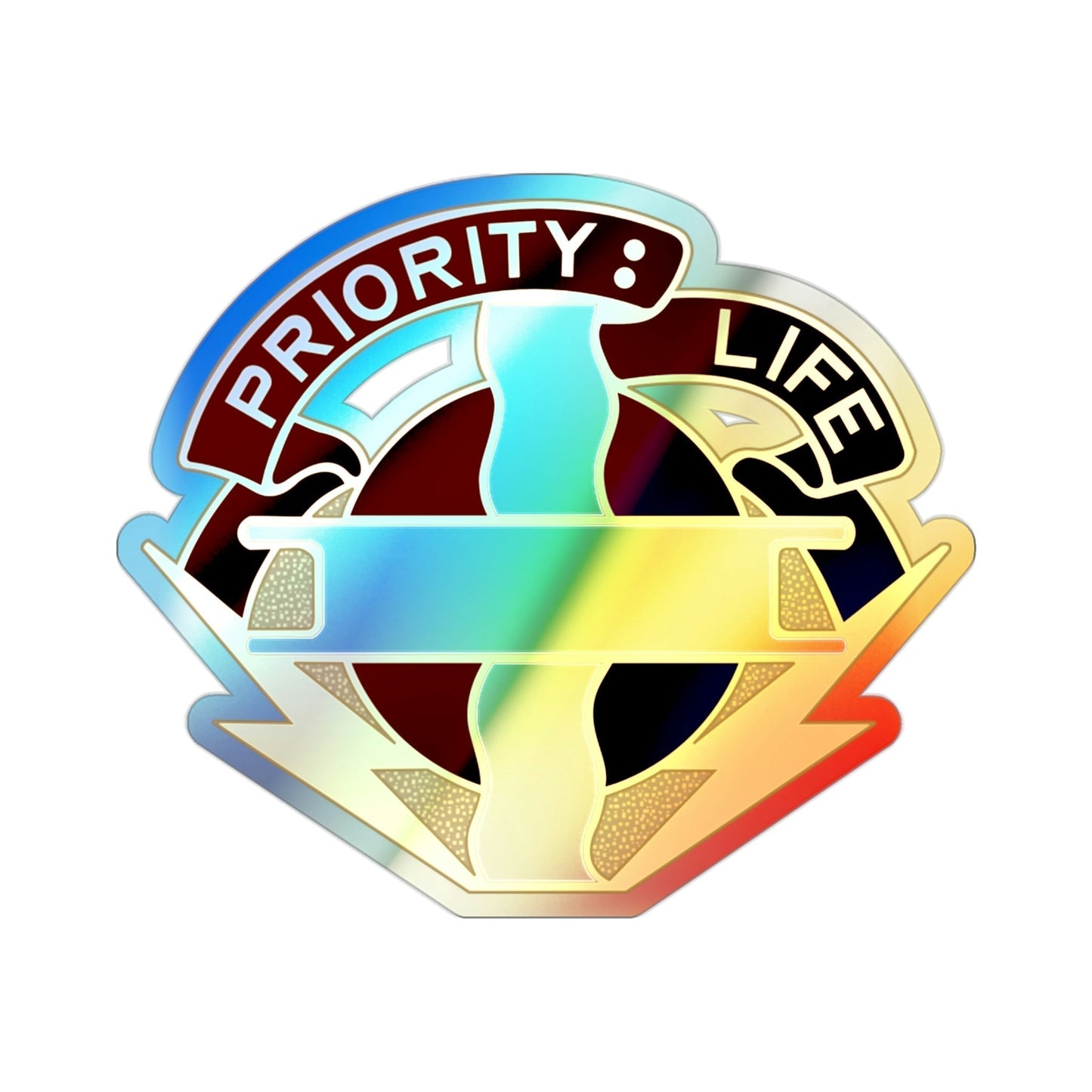 385th Field Hospital (U.S. Army) Holographic STICKER Die-Cut Vinyl Decal-2 Inch-The Sticker Space