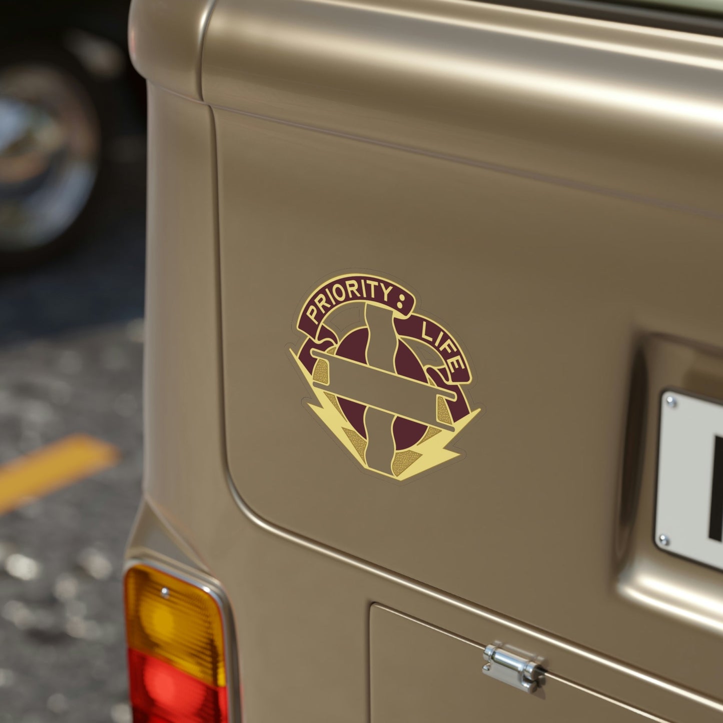 385th Field Hospital (U.S. Army) Transparent STICKER Die-Cut Vinyl Decal-The Sticker Space