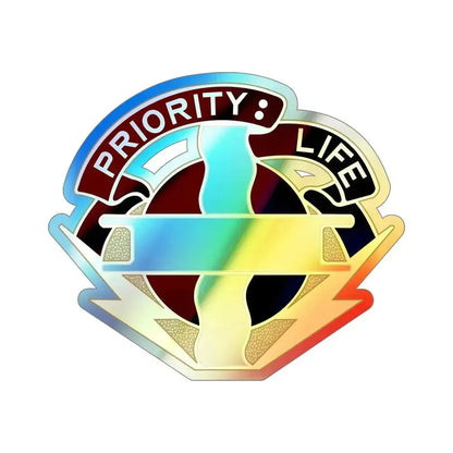 385th Field Hospital (U.S. Army) Holographic STICKER Die-Cut Vinyl Decal 5 Inch Holographic - The Sticker Space