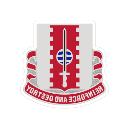 386 Engineer Battalion (U.S. Army) REVERSE PRINT Transparent STICKER-2 Inch-The Sticker Space