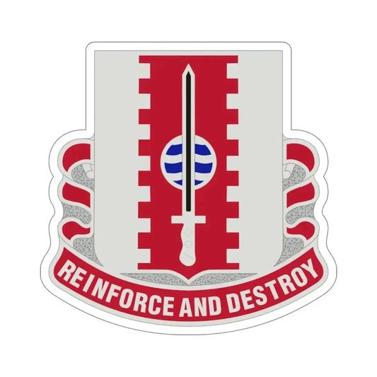 386 Engineer Battalion (U.S. Army) STICKER Vinyl Die-Cut Decal 6 Inch - The Sticker Space