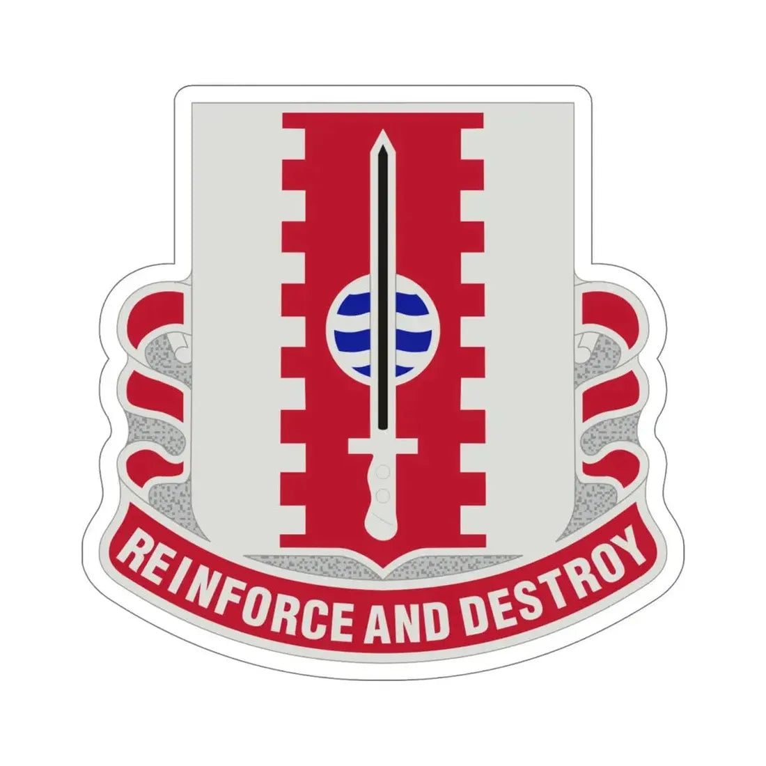 386 Engineer Battalion (U.S. Army) STICKER Vinyl Die-Cut Decal - The Sticker Space