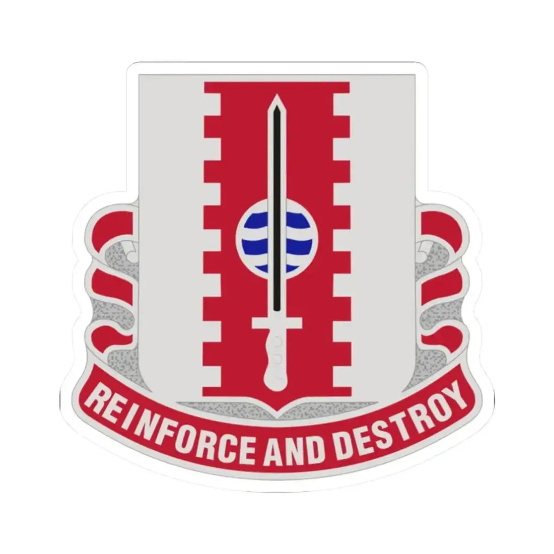 386 Engineer Battalion (U.S. Army) STICKER Vinyl Kiss-Cut Decal - The Sticker Space