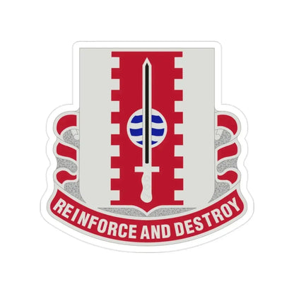 386 Engineer Battalion (U.S. Army) Transparent STICKER Die-Cut Vinyl Decal 2 Inch - The Sticker Space