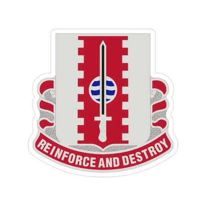 386 Engineer Battalion (U.S. Army) Transparent STICKER Die-Cut Vinyl Decal - The Sticker Space