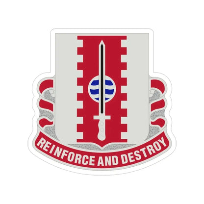 386 Engineer Battalion (U.S. Army) Transparent STICKER Die-Cut Vinyl Decal - The Sticker Space