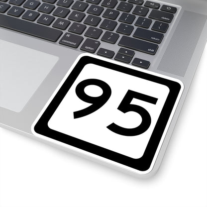 WV-95 (Virginia) (Road Sign) STICKER Vinyl Kiss-Cut Decal