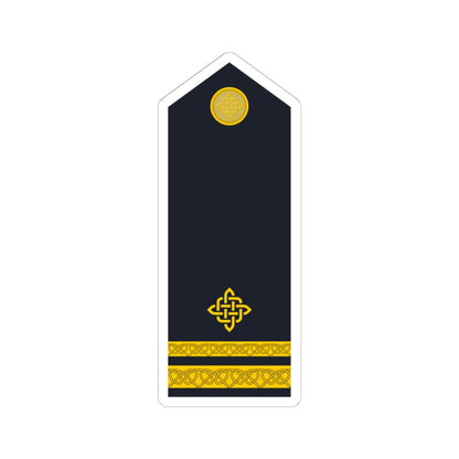 Naramenica ljetne odore poručnika korvete HRM (Croatia) (Military Rank) STICKER Vinyl Kiss-Cut Decal