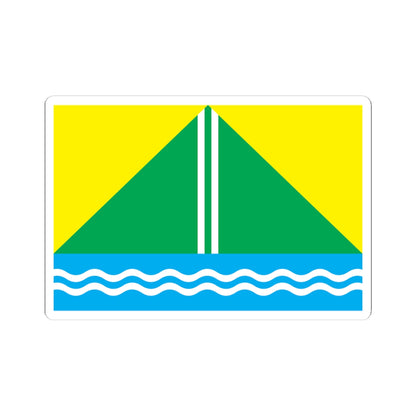 Flag of Nazyvaevsky rayon Omsk oblast (Russia) STICKER Vinyl Kiss-Cut Decal