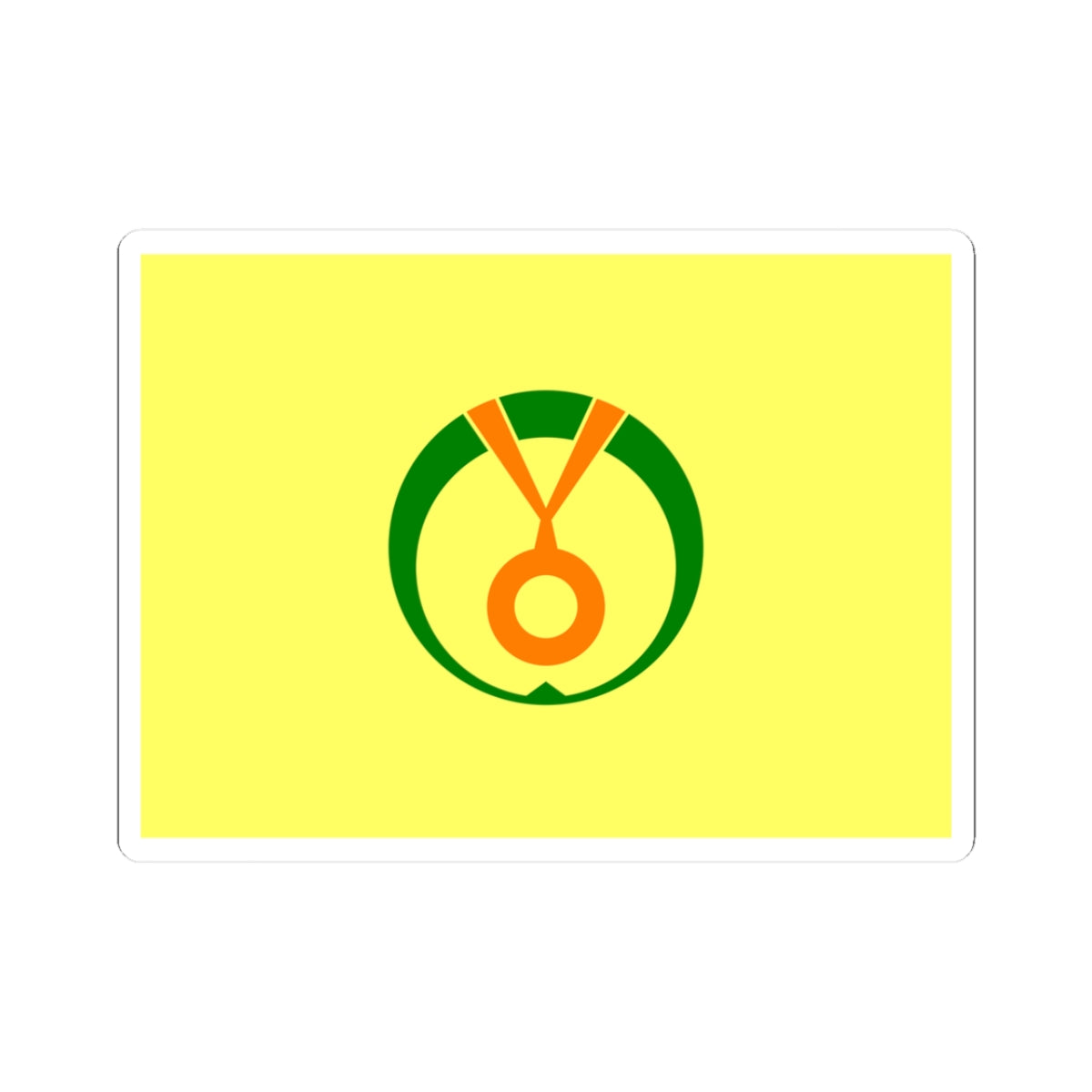 Flag of Shimukappu Hokkaido (Japan) STICKER Vinyl Kiss-Cut Decal