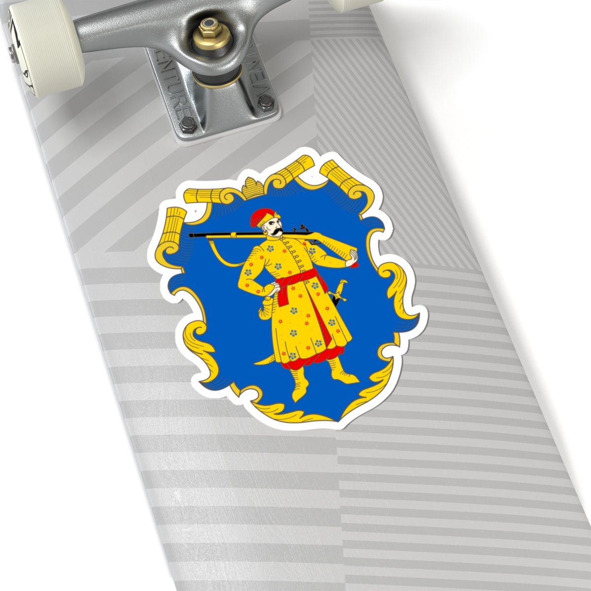 Coat of arms of the Zaporozhian Host - STICKER Vinyl Kiss-Cut Decal