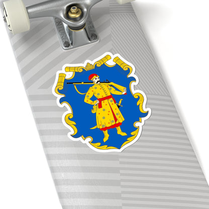 Coat of arms of the Zaporozhian Host - STICKER Vinyl Kiss-Cut Decal