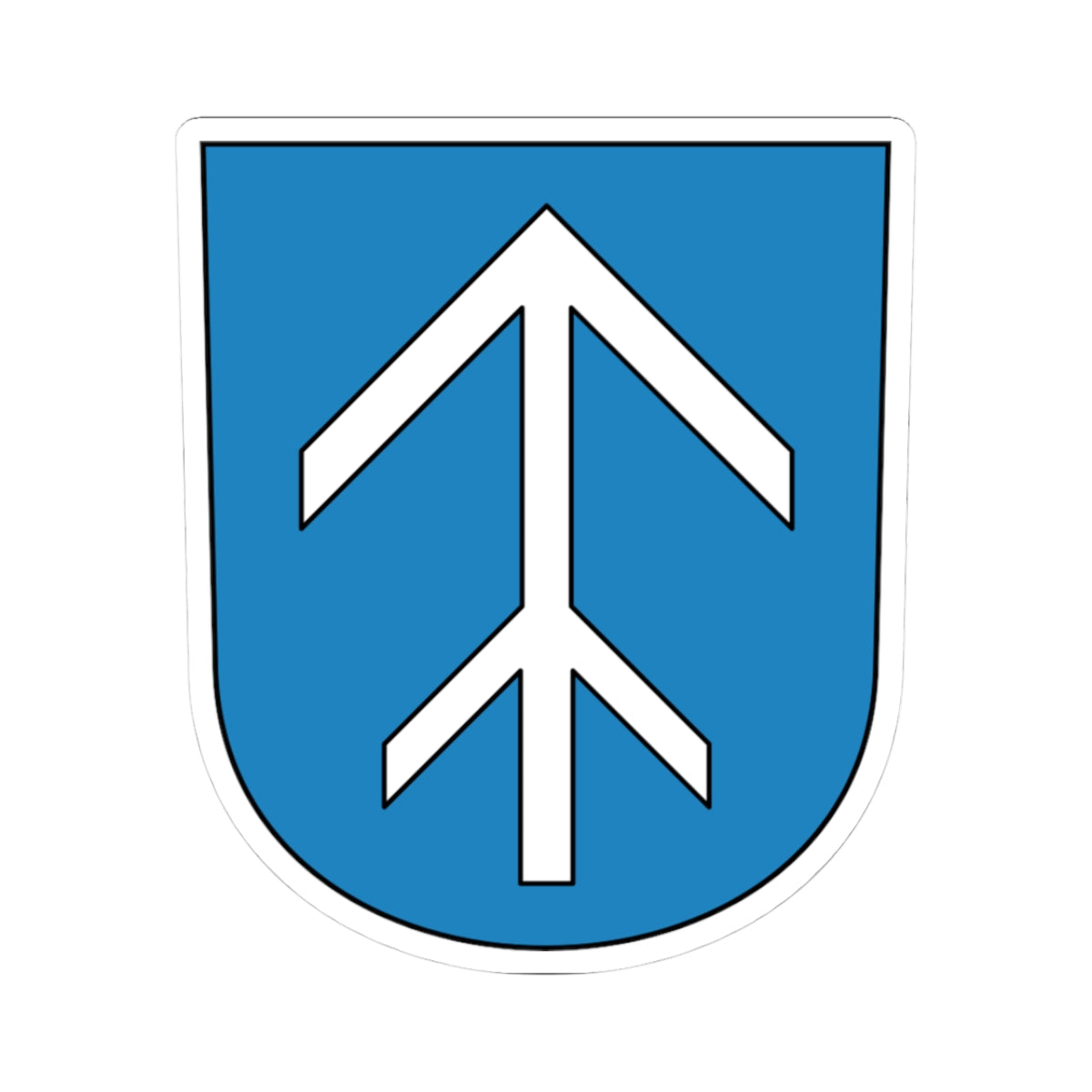 Rumlikon coat of arms (Switzerland) (Coat of Arms) STICKER Vinyl Kiss-Cut Decal