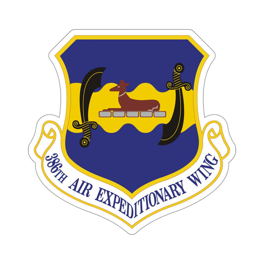 386th Air Expeditionary Wing (U.S. Air Force) STICKER Vinyl Die-Cut Decal-6 Inch-The Sticker Space